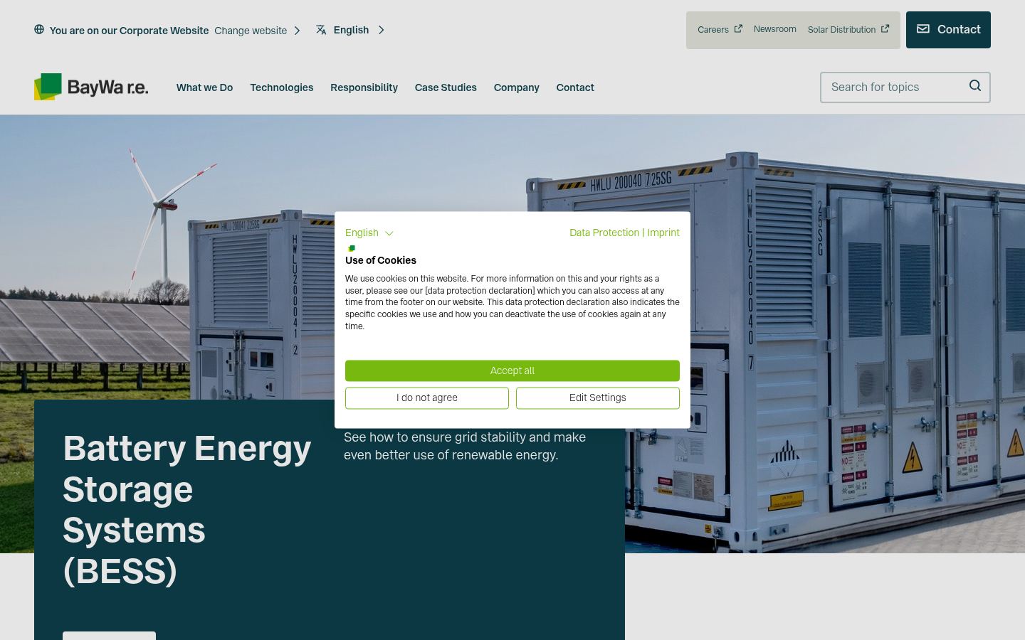 BayWa r.e. &middot; HOMEPAGE_SCREENSHOT