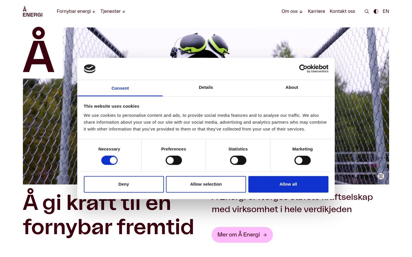 &Aring; Energi &middot; HOMEPAGE_SCREENSHOT