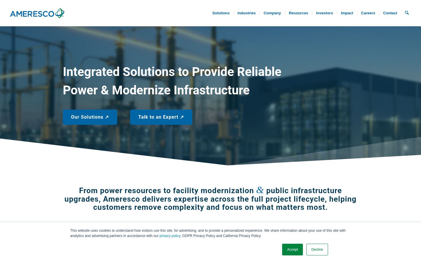 Ameresco &middot; HOMEPAGE_SCREENSHOT