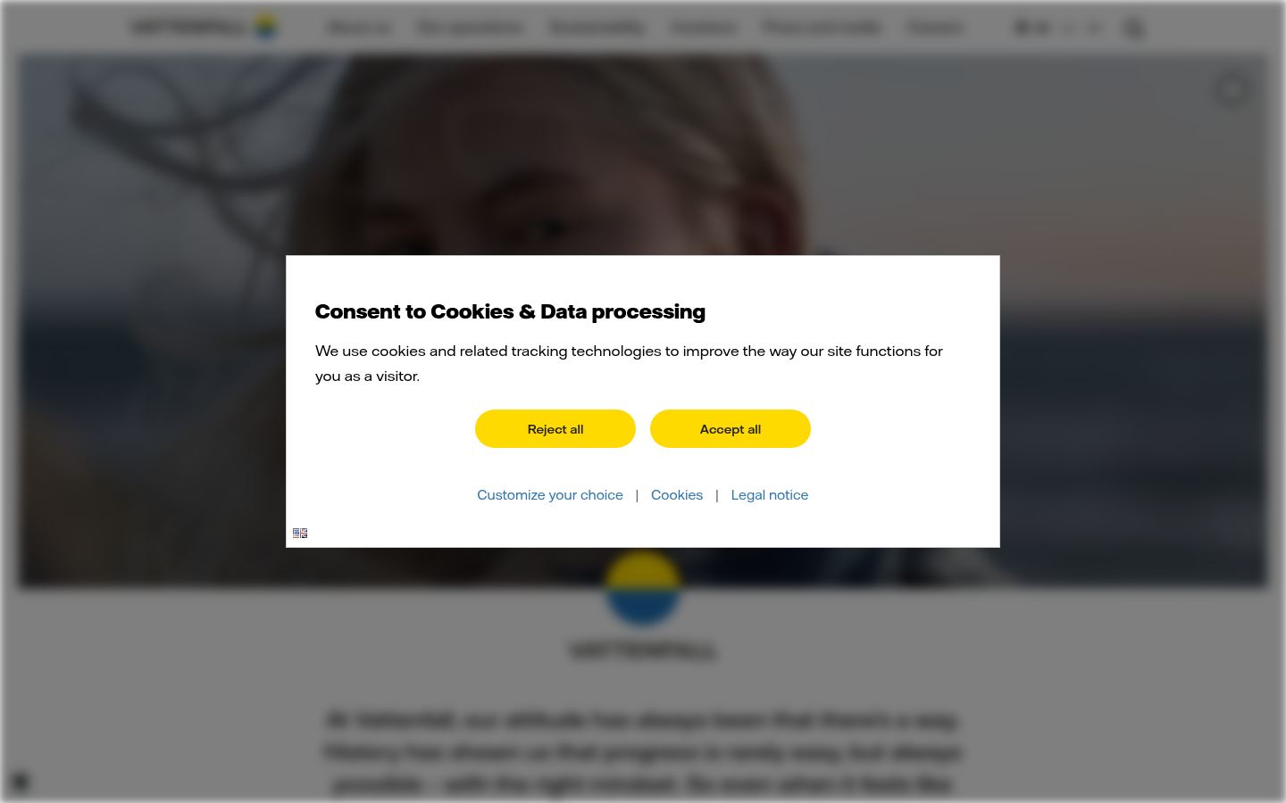 Vattenfall · HOMEPAGE_SCREENSHOT