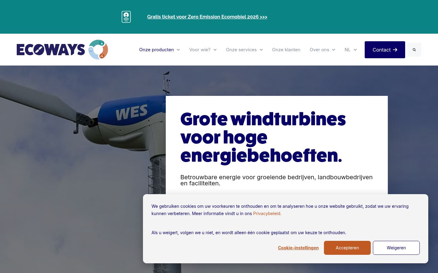 Wind Energy Solutions &middot; HOMEPAGE_SCREENSHOT