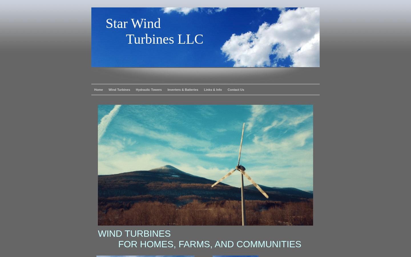 Star Wind Turbines · HOMEPAGE_SCREENSHOT