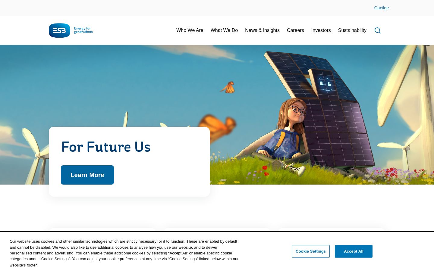 ESB Smart Energy Services &middot; HOMEPAGE_SCREENSHOT