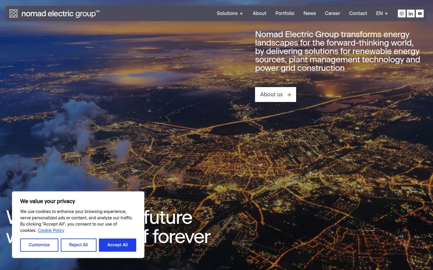 Nomad Electric &middot; HOMEPAGE_SCREENSHOT
