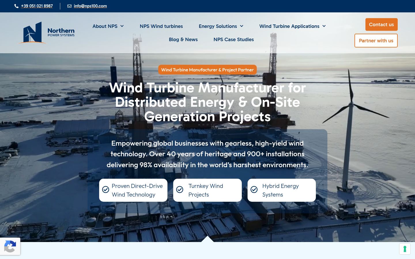 Northern Power Systems &middot; HOMEPAGE_SCREENSHOT