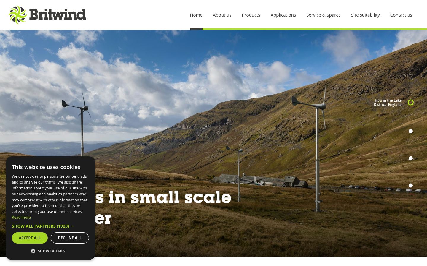 Britwind · HOMEPAGE_SCREENSHOT