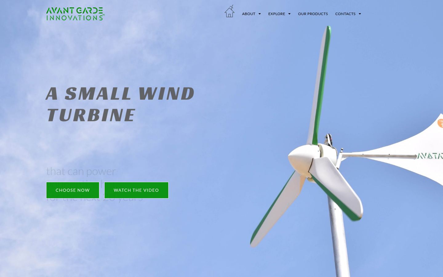 Avant Garde Innovations &middot; HOMEPAGE_SCREENSHOT
