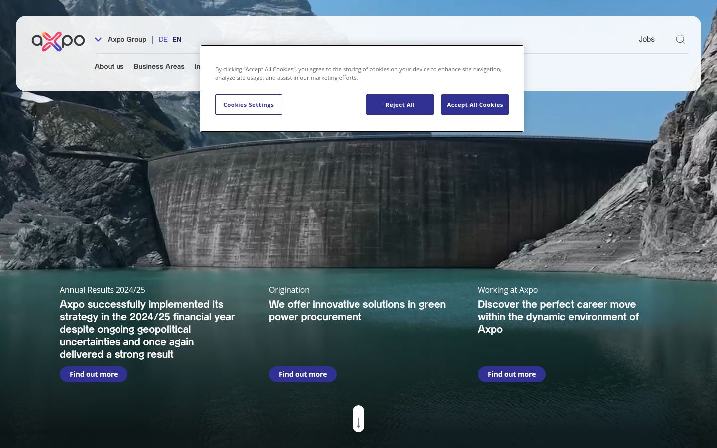 Axpo Iberia &middot; HOMEPAGE_SCREENSHOT