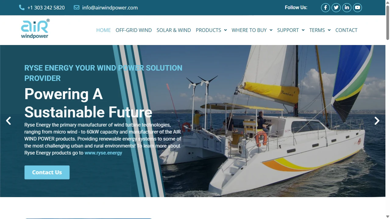Primus Wind Power · HOMEPAGE_SCREENSHOT